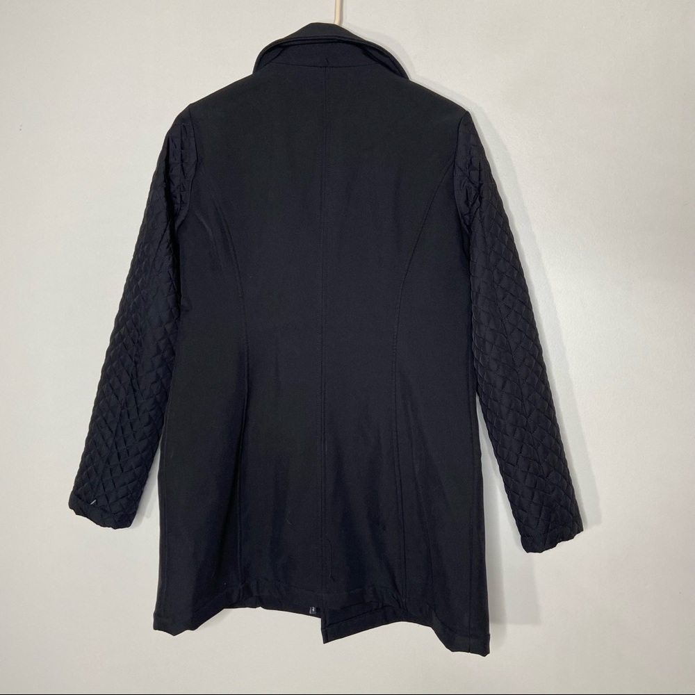 MICHAEL Michael Kors Women's Black Asymmetric Softshell Jacket S - Picture 3 of 12